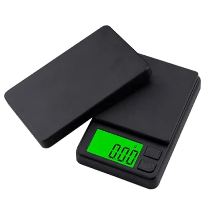 Image of GeekerChip Precision Scales 0.01 g/1000 g, Digital Kitchen Scale, Portable Pocket Multifunctional Gram with LCD Display, for Food, Jewellery, Medicine, Laboratory, Coffee