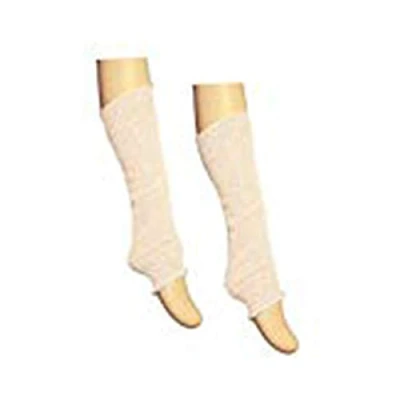 Image of Crazy Chick® Kids Girls Plain Leg Warmer School Dance Wear Lurex Legwarmer tutu Fancy (Ivory)