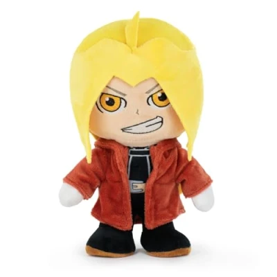 Image of BARRADO Fullmetal Alchemist Characters Cuddly Toy 26 Centimetres, 10&#039;23&quot; Edward, Alphonse Super Soft Quality (Edward)