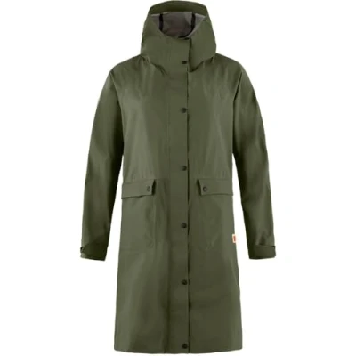 Image of Fjallraven 14500131 625 Vardag Rain Parka W Jacket Women&#039;s Laurel Green Size M