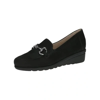Image of CAPRICE Women&#039;s Slipper 9 24753 43 Loafer, Black Lea Uni, 6.5 UK