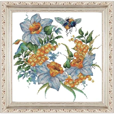 Image of Luca S Cross Stitch Kit Honey Afternoon, Embroidery Kit, CD001