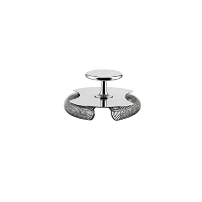 Image of Alessi The Tending Box GIA27 Double Bar Strainer for Design Cocktails, in 18/10 Stainless Steel, Dishwasher Safe