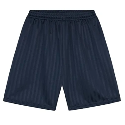 Image of CityComfort Boys Athletic Shorts, Lightweight Breathable Sports Shorts for Football or PE (Navy, 11 12 Years)