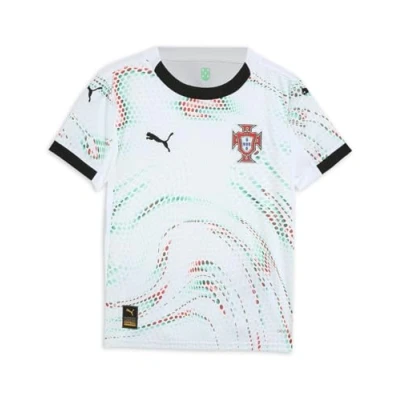 Image of Puma Portugal FPF AWAY Replica JR Unisex National team wear for kids, Size: 6y (5 6y), White/black