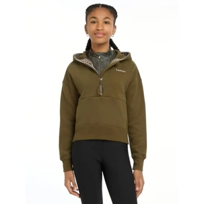 Image of LeMieux Young Rider Half Zip Hettie Hoodie Alpine/Navy, 13 14 Years, Alpine