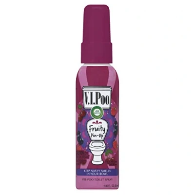 Image of Air Wick V.I.Poo Fruity Pin Up Toilet Spray 1.9 oz Pre Poo Odor Neutralizer with Scent