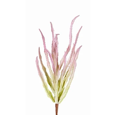 Image of artplants.de Artificial euphorbia trigona REESE on spike, pink green, 12&quot;/30cm, Ø8&quot;/20cm cactus/False
