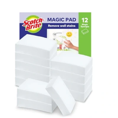 Image of Scotch Brite Sponge, Melamine, White