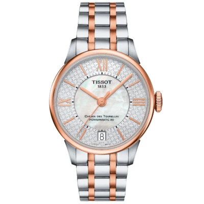 Image of Tissot Chemin Des Tourelles WoMens Multicolour Watch T0992072211801 Stainless Steel (archived) One Size