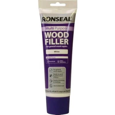 Image of Ronseal 34744 Multi Purpose Wood Filler White 325g
