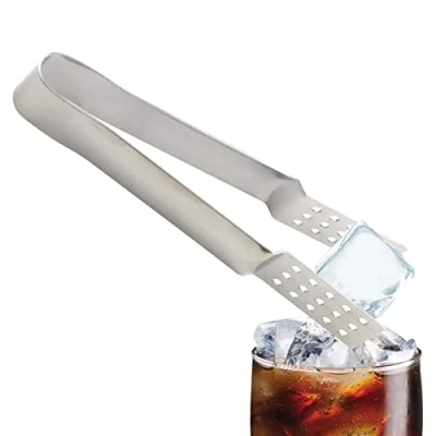 Image of Tea Bag Strainer Squeezer Stainless Steel Clamp Tongs Clip Kitchen Cooking Gadget Or Sugar Ice