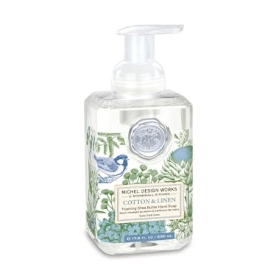 Image of Michel Design Works Cotton &amp; Linen Foaming Hand Soap 530ml