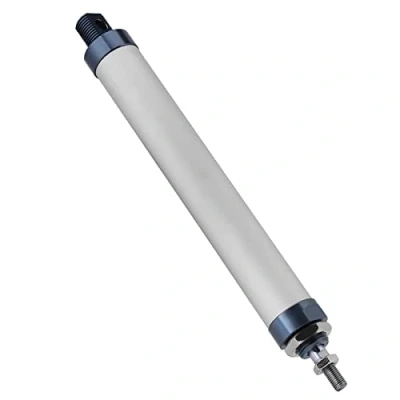 Image of Single Rod Mini Pneumatic Air Cylinder Aluminum Alloy Dual Acting Stroke 200mm Inner Diameter 32mm Pressure 0.15 1.0MPa