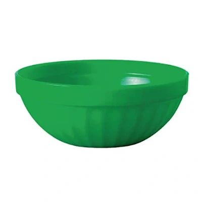 Image of Olympia Kristallon Polycarbonate Bowl Green 190ml 6.7oz 102mm 4&quot; (Box 12)