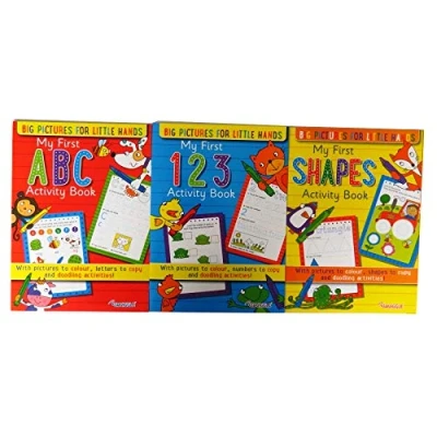 Image of Squiggle My First Shapes, ABC and 123 Colour Activity Books, Each 32 pages