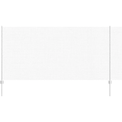Image of vidaXL Welded Wire Fence with 10 U Posts Silver 1.2x10 m Steel