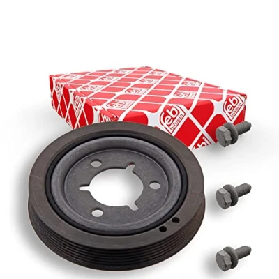 Image of 0515P1, 0515P1S1, 0515R1, 0515R1S1, 0515R8 crankshaft Pulley FEBI BILSTEIN 36350 6PK 148mm 5 with bolts/screws, for BMTS Turbo NEW