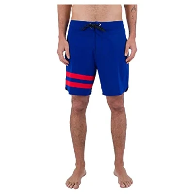 Image of babylegs division Men&#039;s Phantom eco Block Party 18&#039; Swimsuit, Deep Royal Blue, 36 UK