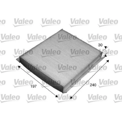 Image of 80292SFY003, 80292SMGE01 Pollen Filter VALEO CLIMFILTER COMFORT 715540 Particulate 240mm 199mm 30mm HONDA: CIVIC 8 Hatchback