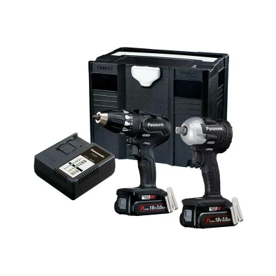 Image of Panasonic EYC242PN2G31 Twin Pack 18V 2 x 3.0Ah Li ion PANC242PN
