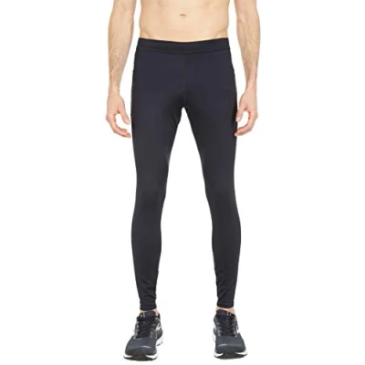 Image of BROOKS 211340001 Source Tight Pants Men&#039;s Black Size 40