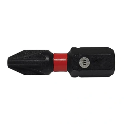 Image of Forgefix ForgeFast Pozidriv Compatible Impact Bit PZ1 x 25mm (Card 2) FORFFPZ125