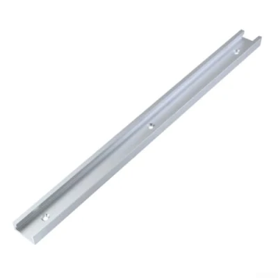 Image of Silver Aluminium Alloy T Track, 300 600mm Length, Woodworking Bench Tool, Miter Bar Compatibility(600mm)