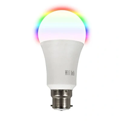 Image of Electriq Smart Lighting Colour Wifi Bulb with B22 bayonet ending Alexa &amp; Google Play compatible