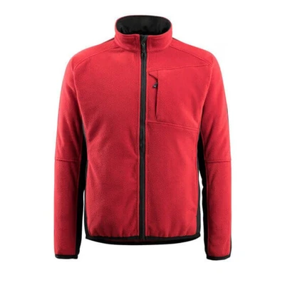 Image of Mascot 16003 302 0209 Hannover Unique Extended Back Fleece Jacket, Size 2XL, Red/Black