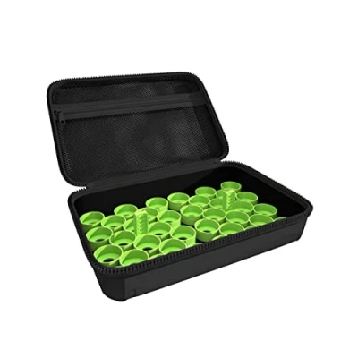 Image of Feldherr Half Size Case 50 compatible with 36 Citadel paint pots (12 ml / 18 ml), Color:Green