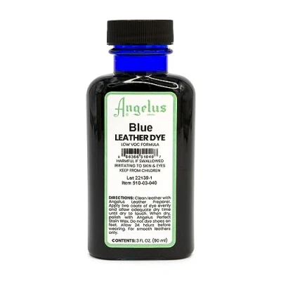 Image of Angelus Blue Low VOC Leather Dye 88ml