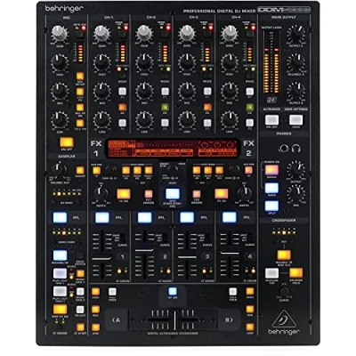 Image of Behringer Digital PRO Mixer DDM4000 Ultimate 5 Channel DJ with Sampler, 4 FX Sections, Dual BPM Counters and MIDI