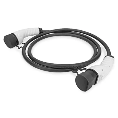Image of DIGITUS Mode 3 Charging Cable for Electric Cars &amp; PHEV 5 m Type 2 1 Phase 32 A 7.4 kW Black/Grey