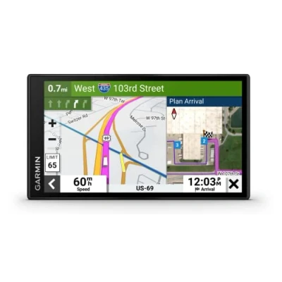 Image of Garmin dēzl LGV610, HGV Truck GPS Sat Nav, 6&quot; display, Custom Routing, Birdseye Direct Satellite Imagery, Route Overview, Parking, &amp; Trailer Services feature, EU maps,Live Traffic