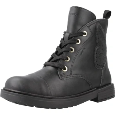 Image of Geox J Eclair Girl Ankle Boot, Black, 6 UK