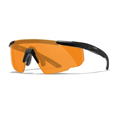 Image of Wiley X │ Saber Advanced Safety Glasses Men Shooting Tactical Military Airsoft Sport Sunglasses Perfect for Running Biking Outdoor Hiking