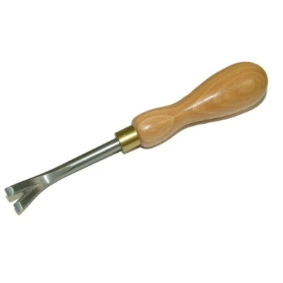 Image of Upholstery Wooden Handle Tack Lifter Tool