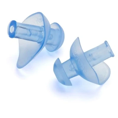 Image of Speedo Unisex Ergo Swimming Earplug, Anti Leak, Ear Protection, Blue, One Size