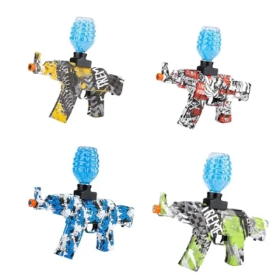 Image of PEBBLE HUG Gell Ball Blaster, Electric Crystal Pellet Gun, Super Sharpshooter, Water Absorbing Bullets, Stable, and Fast, Ideal for Kids Above 12 years, Assorted colours