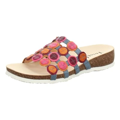 Image of Think! Women&#039;s Julia Sustainable Mule, 8000 Denim Combi, 6.5 UK