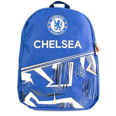Image of Hy Pro Officially Licensed Chelsea F.C. Storm Large Backpack Blues, Lightweight, Rucksack, School, Gift