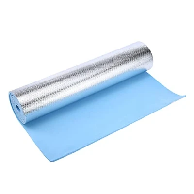 Image of CAMPING ROLL UP FOAM FOIL SLEEPING MAT MATTRESS TENT YOGA THERMAL INSULATED PAD CAMP EVA WATERPROOF GROUND PICNIC MATRESS ALUMINIMUM BED SHEET (1)