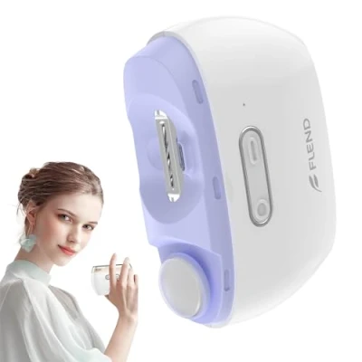 Image of Electric Nail Clippers, 2 in 1 Cutting and Polishing Automatic Clipper, Speed Wireless Charging Trimmer, Cutter Safe for Babies, Kids, Adults, Seniors