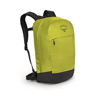 Image of Osprey Transporter Panel Loader Unisex Lifestyle Backpack Lemongrass Yellow/Black O/S