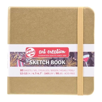 Image of Talens Art Creation Sketchbook 80 Sheets, 12 cm x cm, White Gold
