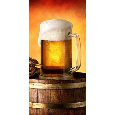 Image of Jerry Fabrics Beer Pivo Beach Towel Bath 70 cm x 140