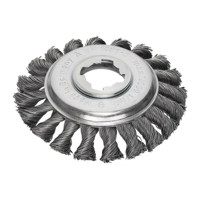 Image of Lessmann X Lock Knot Bevel Brush 115mm Non Spark