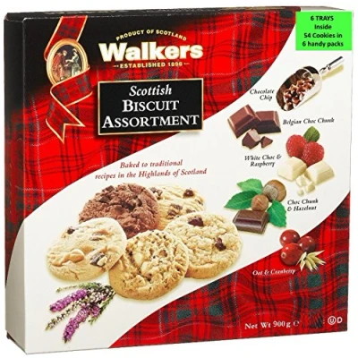 Image of Walkers Shortbread Scottish Biscuit Assortment, 900g Box