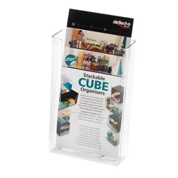 Image of Deflecto DL Clear Flat Back Literature Holder